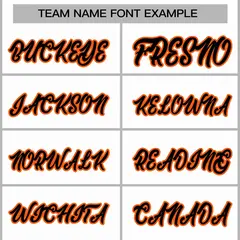 White Black-Orange Varsity Full-Snap Letterman Jacket 3