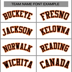 White Black-Orange Varsity Full-Snap Letterman Jacket 5