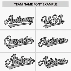 White Black Phonetic Rhythm Authentic Baseball Jersey 3