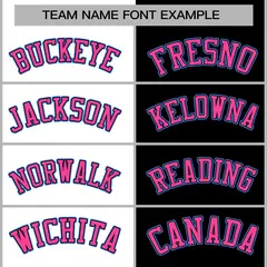 White Black-Pink Two Tone Split Varsity Full-Snap Letterman Jacket 5