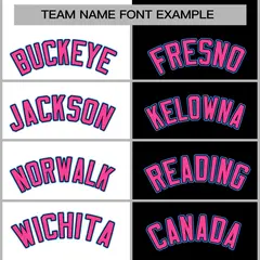 White Black-Pink Two Tone Split Varsity Full-Snap Letterman Jacket 5