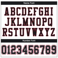 White Black-Red Classic Style Mesh Football Jersey 3