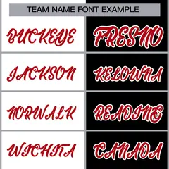 White Black Red Split Varsity Full-Snap Letterman Jacket 5