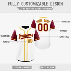 White Black Reversible Raglan Baseball Jersey 3