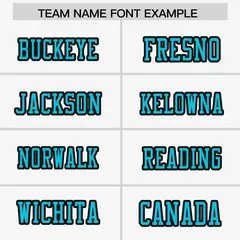 White Black-Sky Blue Raglan Side Pattern Football Jersey 3
