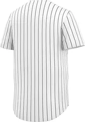 White Black Stripe Authentic Fashion Baseball Jersey For Men 7