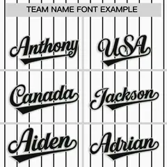 White Black Stripe Raglan Sleeves Authentic Baseball Jersey 3