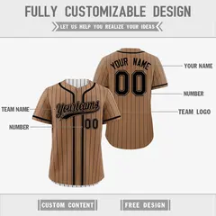 White Black Striped Reversible Baseball Jersey 3