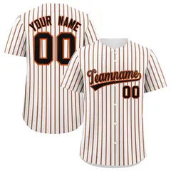 White Black Tricolor Stripe Fashion Baseball Jersey