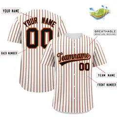 White Black Tricolor Stripe Fashion Baseball Jersey 2