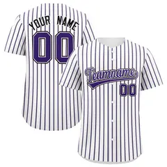 White Black Tricolor Stripe Fashion Baseball Jersey 1
