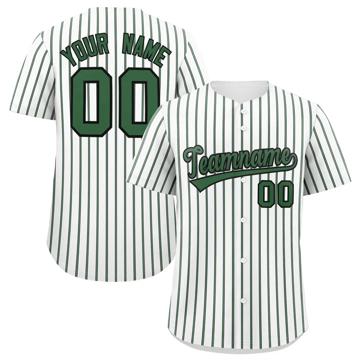 White Black Tricolor Stripe Fashion Baseball Jersey