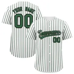 White Black Tricolor Stripe Fashion Baseball Jersey 1