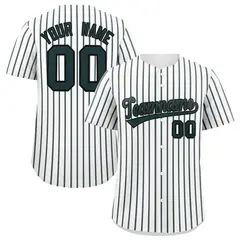 White Black Tricolor Stripe Fashion Baseball Jersey 1