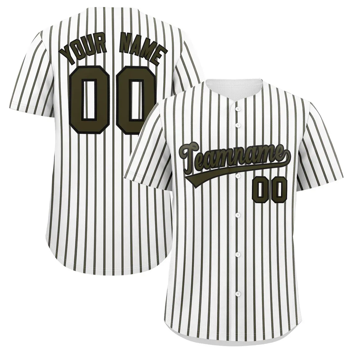 White Black Tricolor Stripe Fashion Baseball Jersey