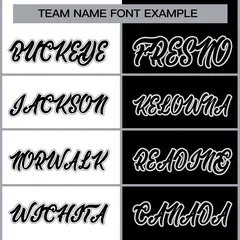 White Black Two Tone Split Full-Snap Varsity Letterman Jacket 5