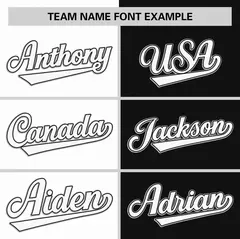 White Black Two-Tone Striped Authentic Baseball Jersey 3