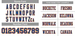 White Blue-Orange Classic Mesh Authentic Football Jersey 3