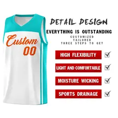 White Bright Green Classic Sets Basketball Jersey 2
