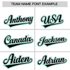 White Bright Green Color Block Authentic Baseball Jersey 3