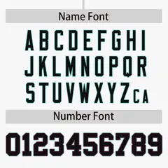 White Bright Green Phonetic Rhythm Authentic Baseball Jersey 4