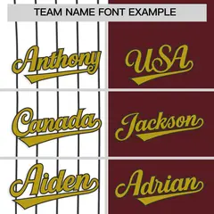 White Burgundy Split Authentic Fashion Baseball Jersey 3
