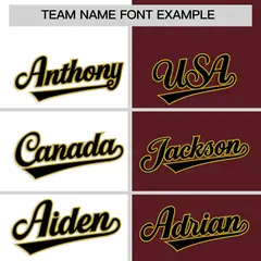White Burgundy Split Authentic Fashion Baseball Jersey 3