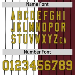 White Burgundy Two Tone Striped Baseball Jersey 4