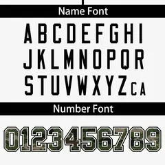 White Camo Font Authentic Baseball Jersey 4