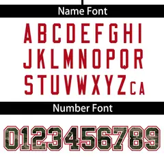 White Camo Font Authentic Baseball Jersey 4