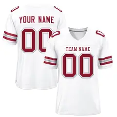 White Cardinal-Cardinal Classic Football Jersey