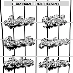White Chicago City Silhouette Authentic Baseball Jersey 3