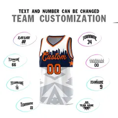 White City Silhouette Pattern Basketball Jersey Uniform 4