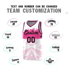 White City Silhouette Pattern Basketball Jersey Uniform 4