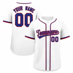 White Classic Authentic Baseball Jersey 1
