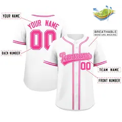 White Classic Authentic Baseball Jersey 2