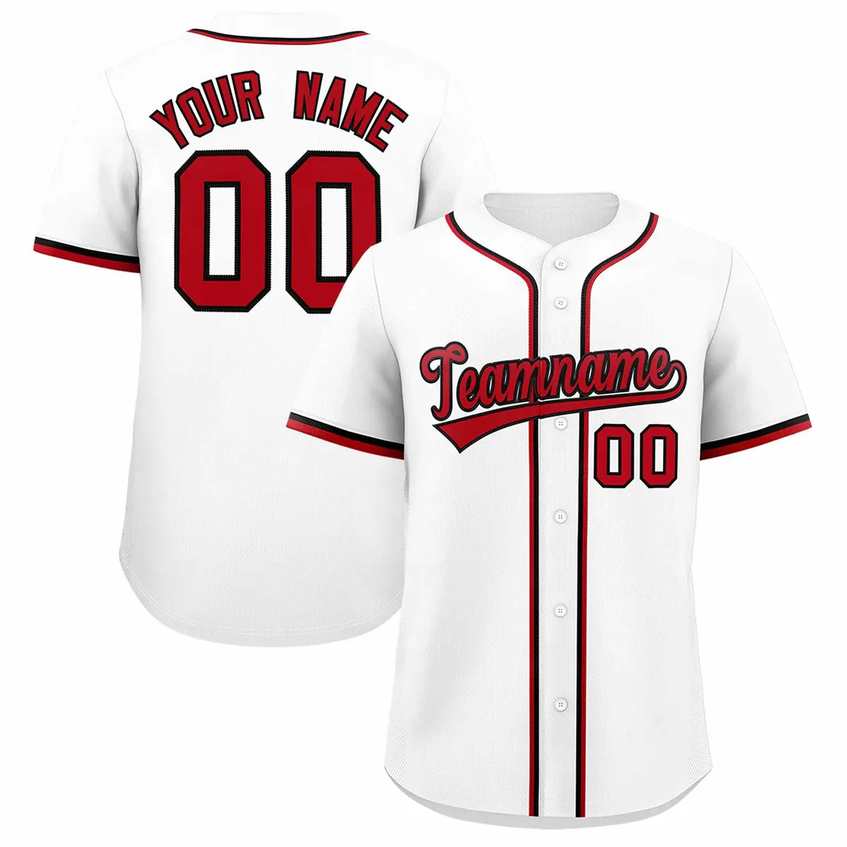 White Classic Authentic Baseball Jersey