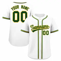 White Classic Authentic Baseball Jersey 1