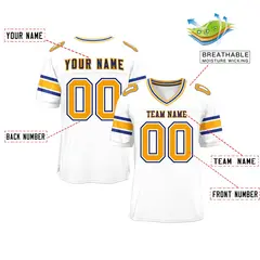 White Classic Authentic Football Jersey 2