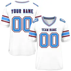 White Classic Authentic Football Jersey 1