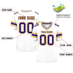 White Classic Authentic Football Jersey 2