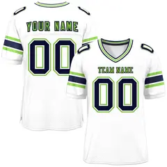White Classic Authentic Football Jersey 1
