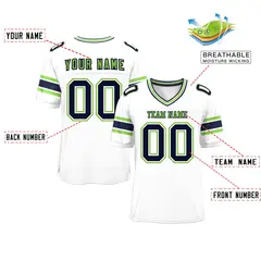 White Classic Authentic Football Jersey 2