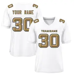 White Classic Mesh Authentic Football Jersey