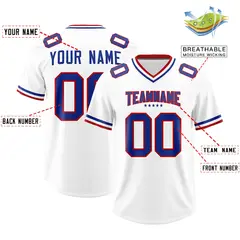 White Classic Style American Football Jersey 2