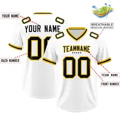 White Classic Style American Football Jersey 2