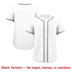White Classic Style Baseball Jersey Sports Uniform 9