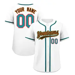 White Classic Style Lightweight Baseball Jersey for Teams