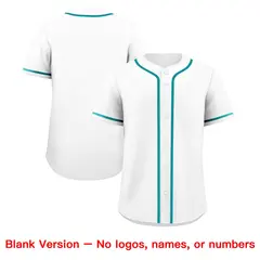 White Classic Style Lightweight Baseball Jersey for Teams 8