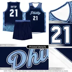 White Cloud Pattern Sports Uniform Basketball Jersey 6